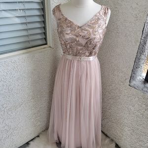 Candalite Petite Sequin Special Occasion Dress